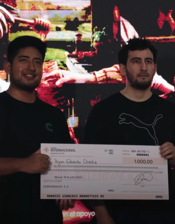 Premiación del concurso por el SaaS Capinita